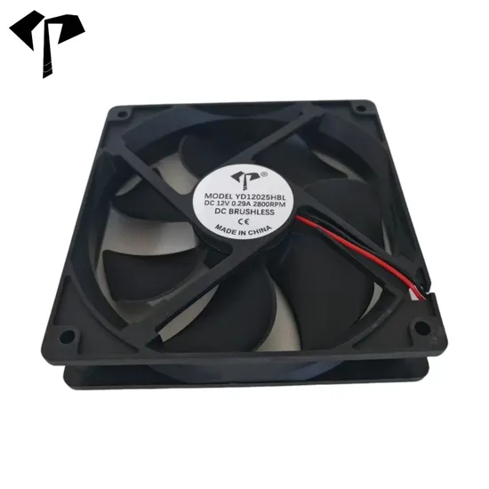 120*120*25mm Industrial DC Cooling Axial Fan with Thermal Plastic Bt UL 94V-0 Impeller - Image 5