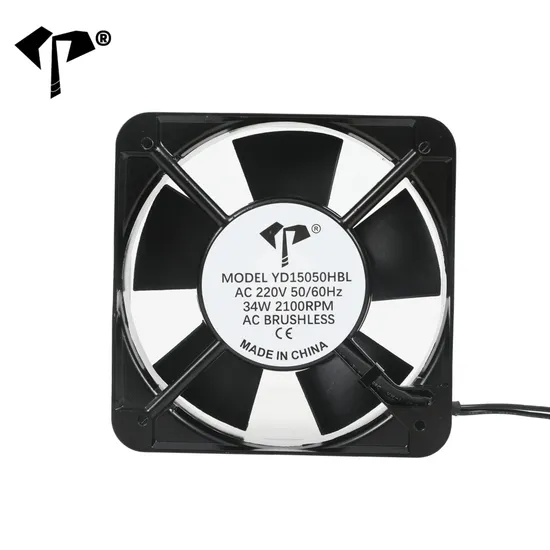 150X150X50mm 110/220/380V Sleeve Ball Bearing AC Cooling Fan with Shaded Pole Induction Motor